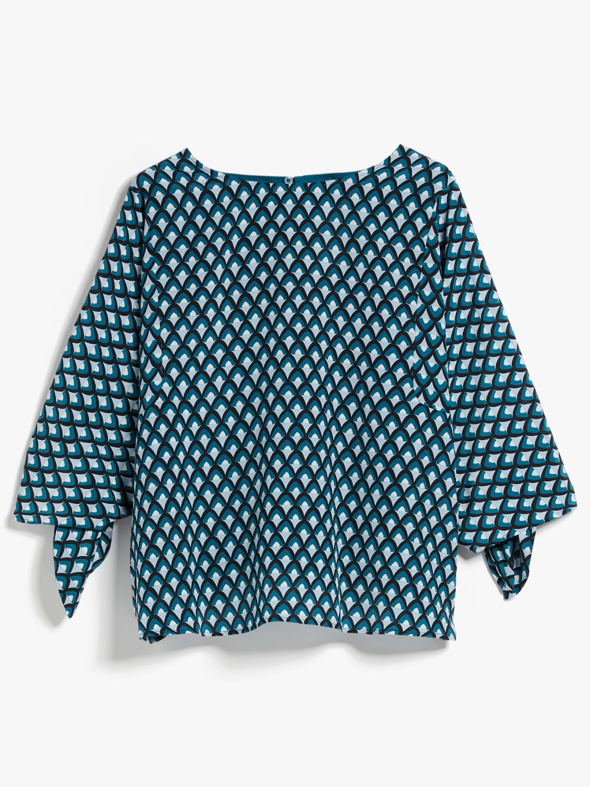 Printed silk blouse - OIL - Weekend Max Mara - 6