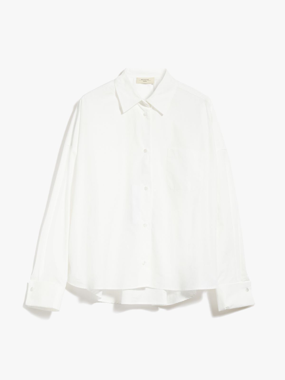 Cotton poplin shirt - WHITE - Weekend Max Mara - 6
