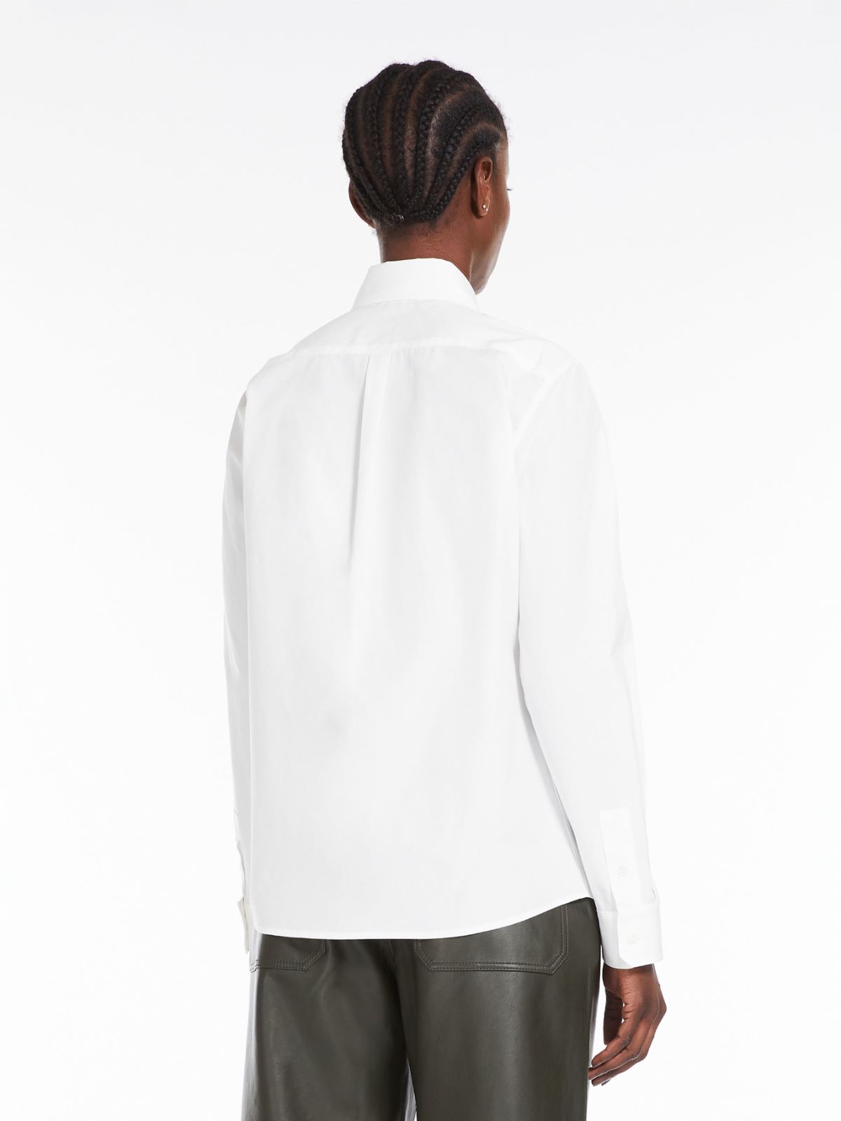 Shirt in cotton poplin - OPTICAL WHITE - Weekend Max Mara - 3