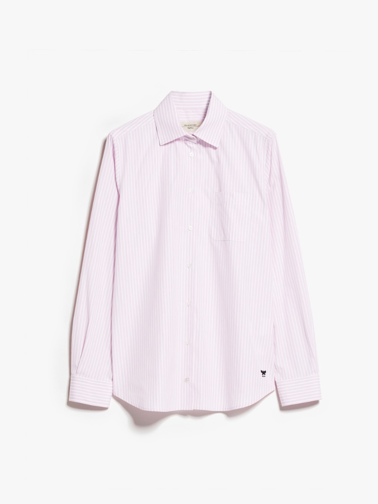 Shirt in cotton poplin - PINK - Weekend Max Mara