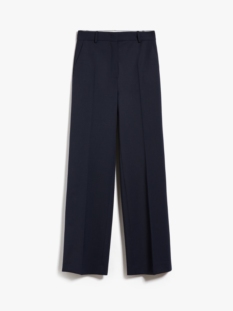 Wool and technical fabric trousers -  - Weekend Max Mara
