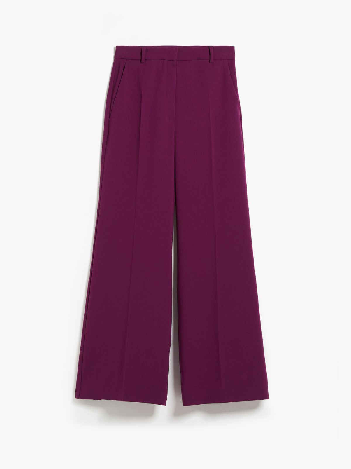 Bell bottom trousers in cady - BORDEAUX - Weekend Max Mara - 5