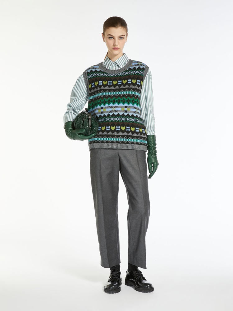 Wool flannel trousers -  - Weekend Max Mara - 2