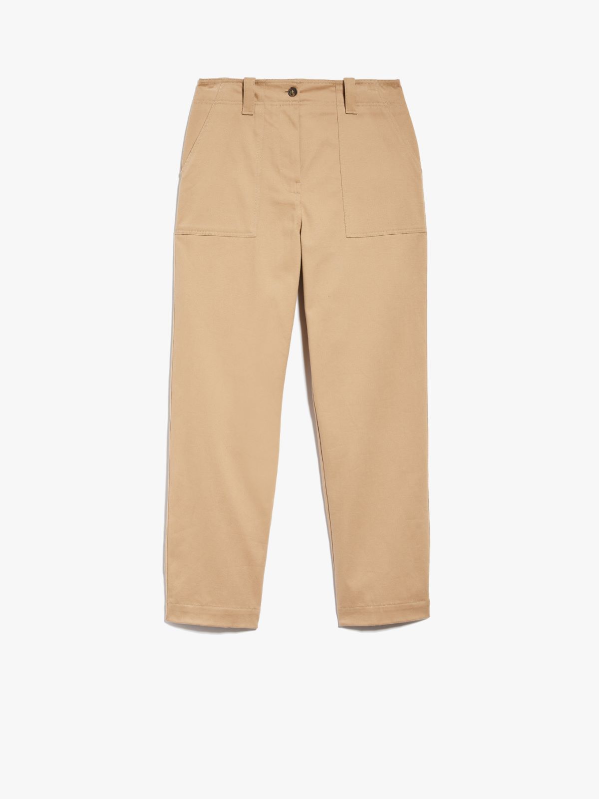 Cotton drill trousers - CAMEL - Weekend Max Mara - 5