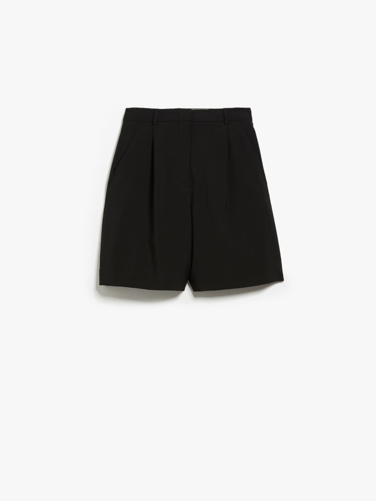 Loose-fit shorts in wool - BLACK - Weekend Max Mara - 5