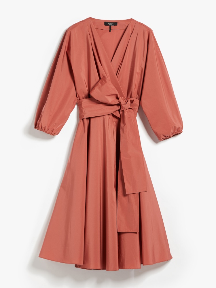 Max mara pietra discount wrap tie waist dress