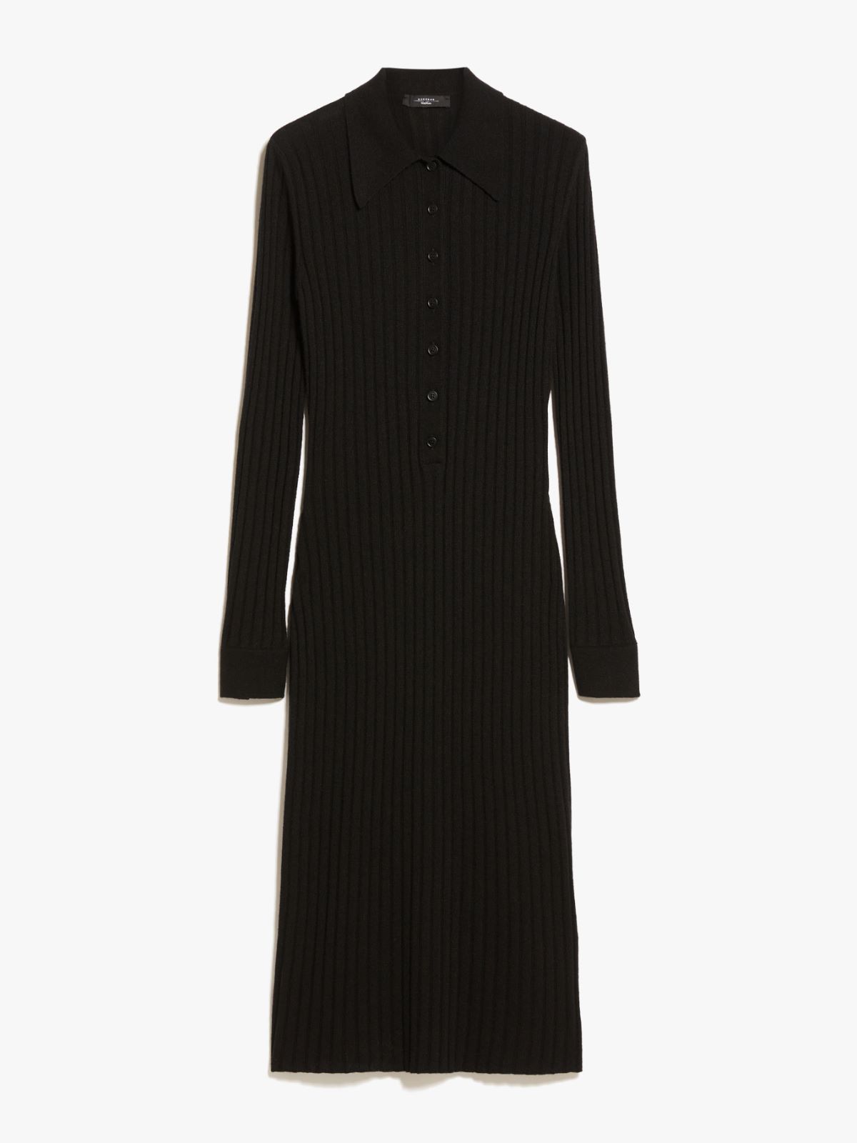 Wool and cashmere midi dress - BLACK - Weekend Max Mara - 6