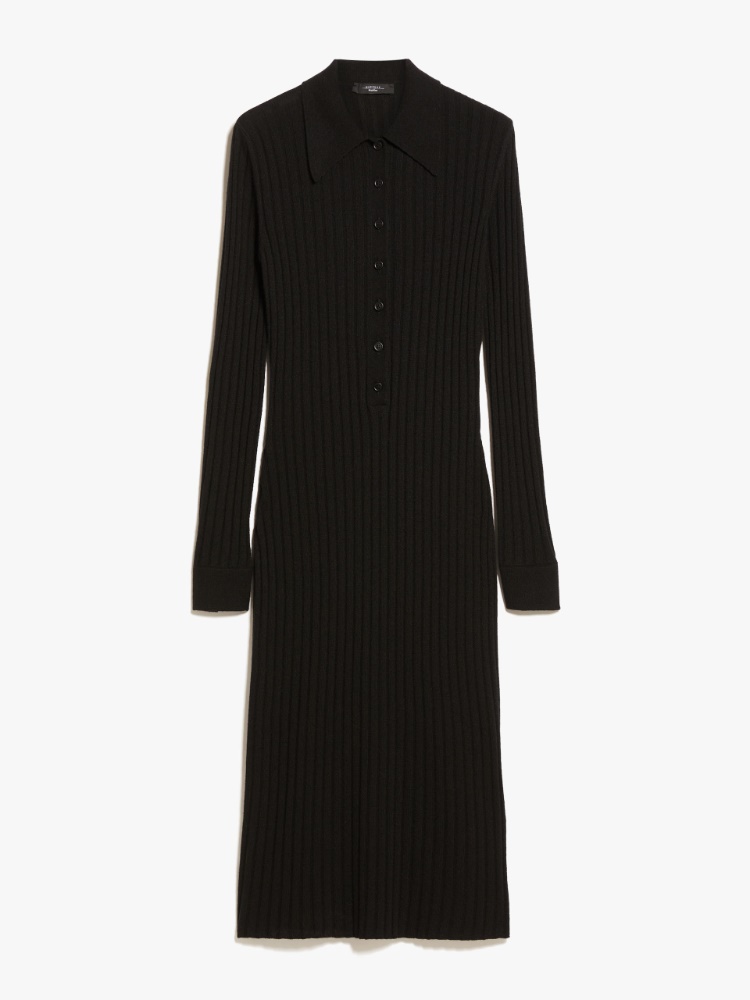 Wool and cashmere midi dress - BLACK - Weekend Max Mara - 2