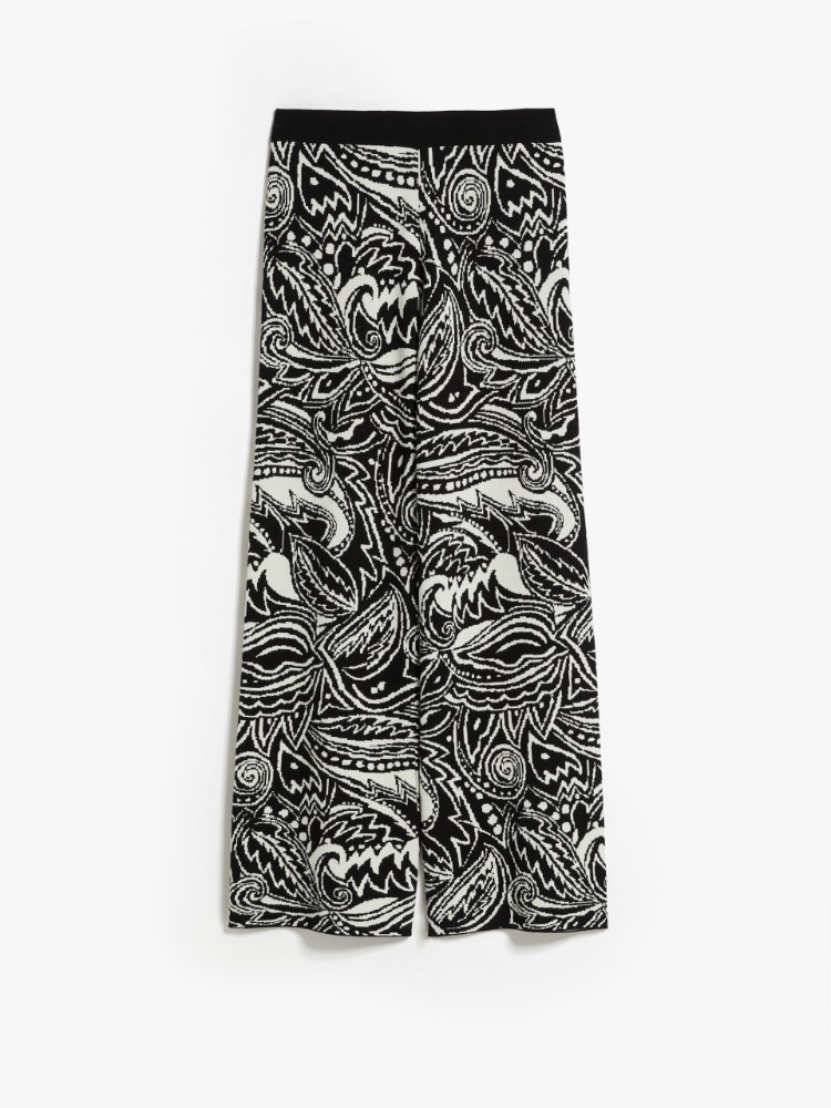 Relaxed-fit trousers in jacquard yarn -  - Weekend Max Mara - 2