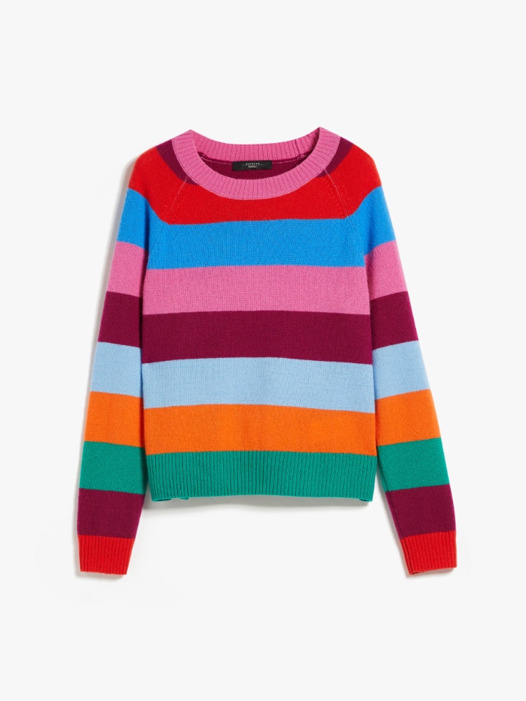 Striped cashmere knit - TANGERINE - Weekend Max Mara - 2