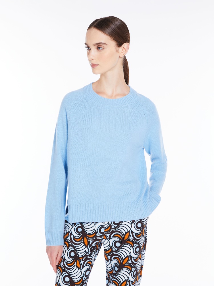 Striped cashmere knit - SKY BLUE - Weekend Max Mara