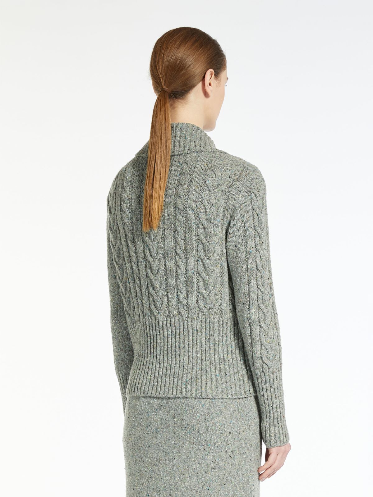 Tweed yarn sweater - MEDIUM GREY - Weekend Max Mara - 3