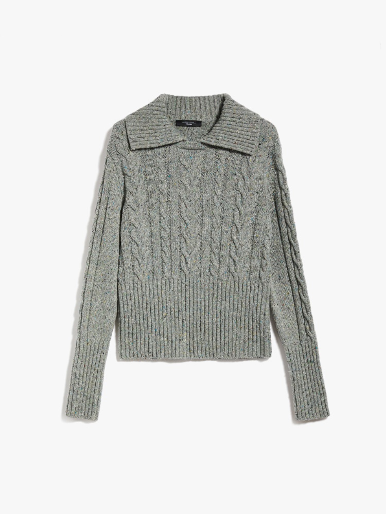 Tweed yarn sweater - MEDIUM GREY - Weekend Max Mara