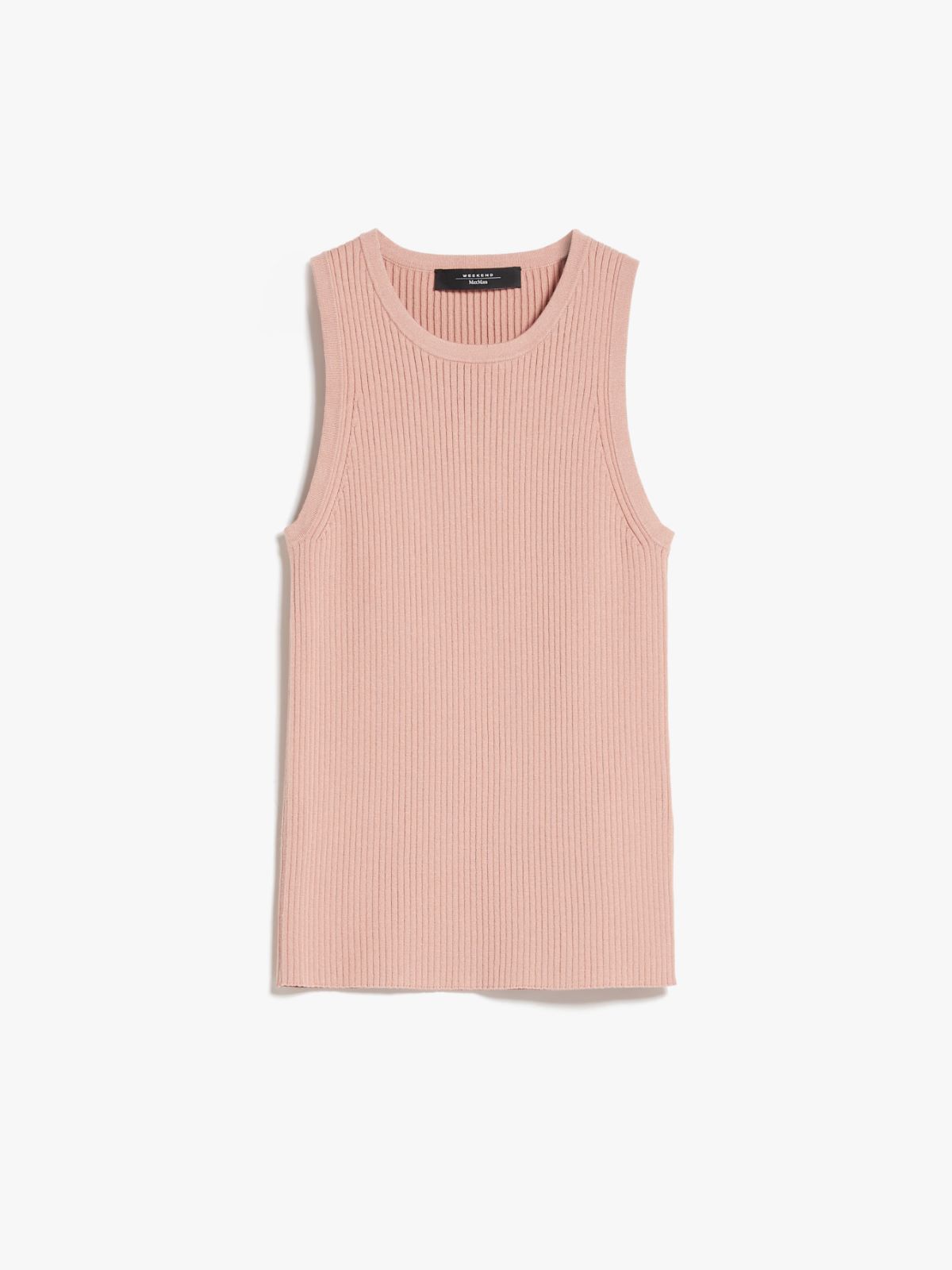 Ribbed top in stretch knit - PEACH - Weekend Max Mara - 6