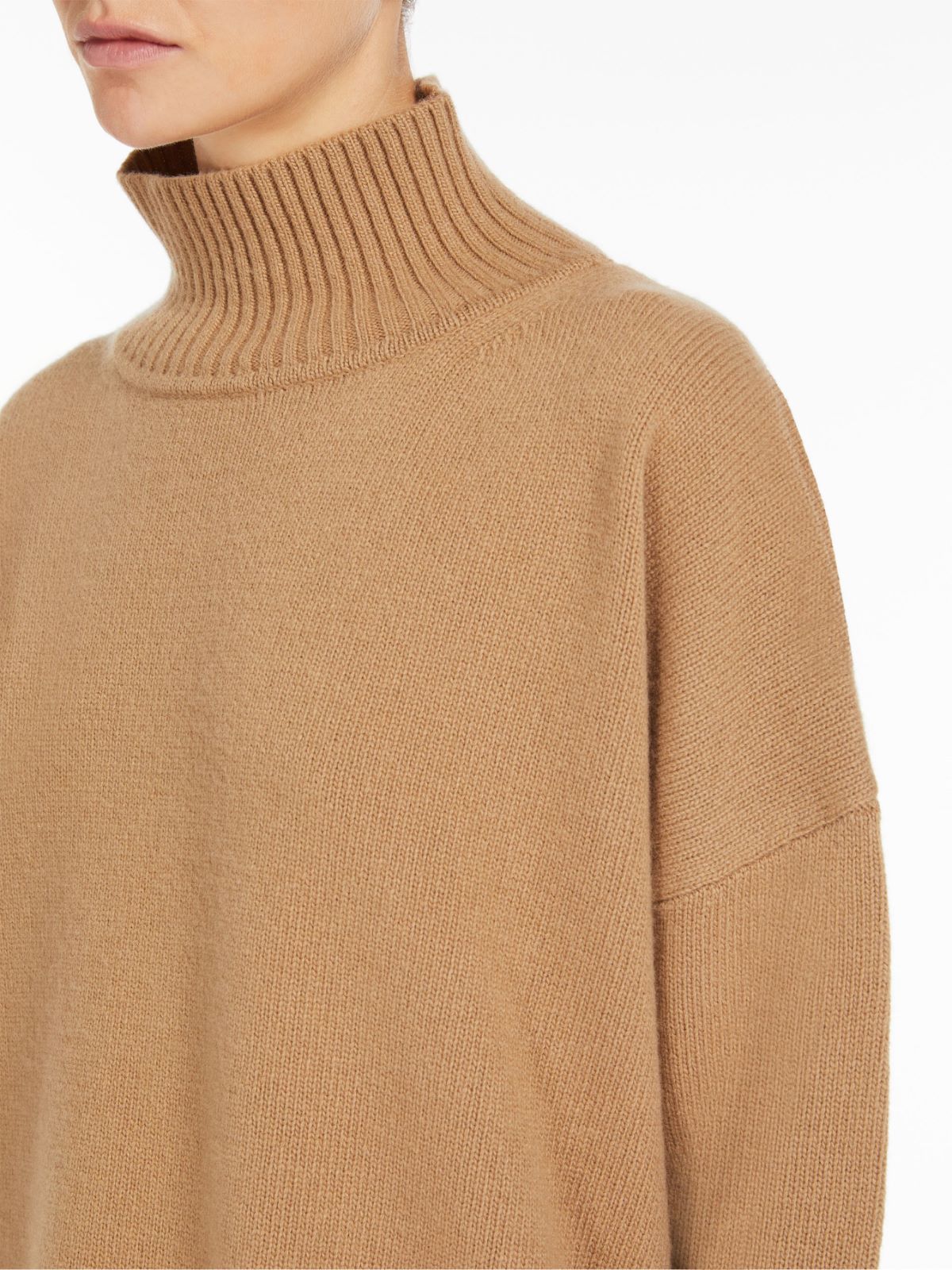 Wool yarn sweater - CAMEL - Weekend Max Mara - 5