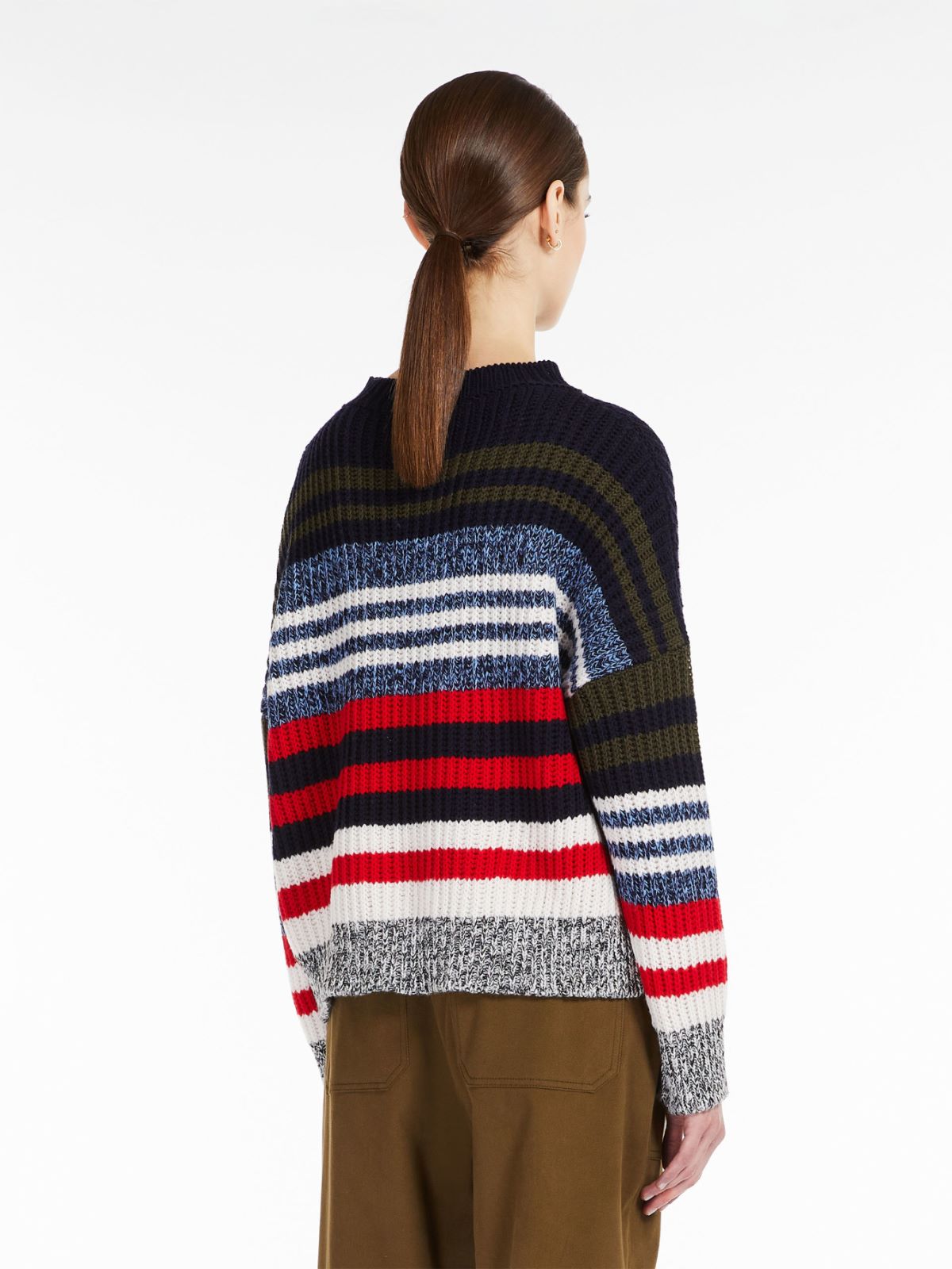 Wool yarn sweater - NAVY - Weekend Max Mara - 3