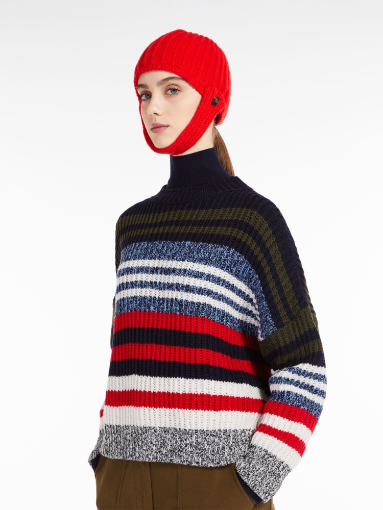 Wool yarn sweater - NAVY - Weekend Max Mara