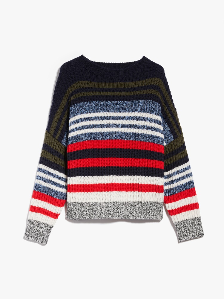 Wool yarn sweater - NAVY - Weekend Max Mara