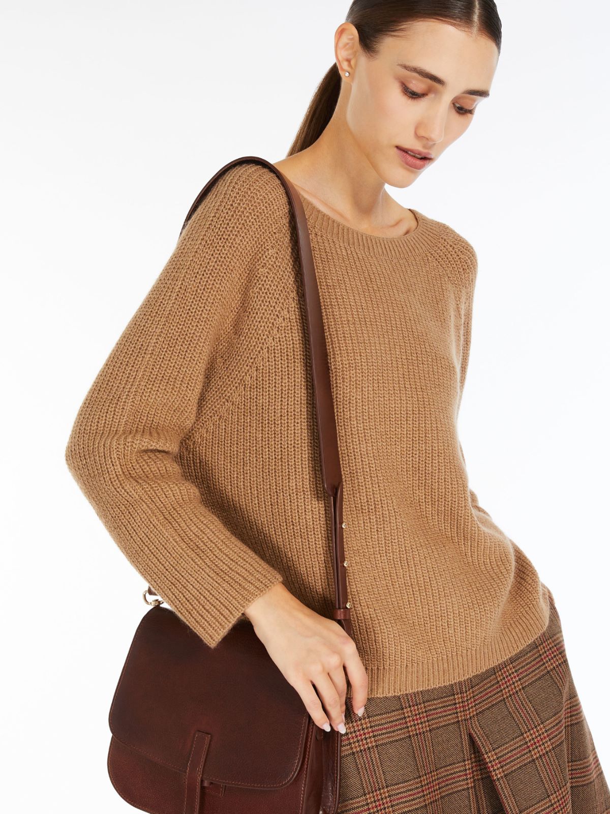 Mohair yarn sweater - CAMEL - Weekend Max Mara - 4