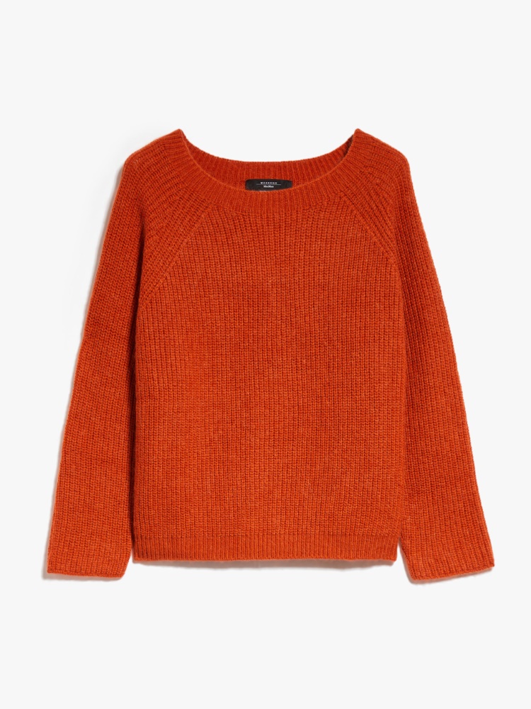 Mohair yarn sweater - ORANGE - Weekend Max Mara