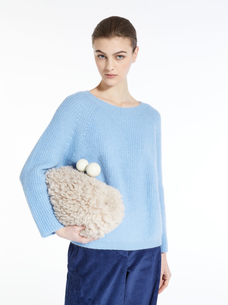 Mohair yarn sweater - LIGHT BLUE - Weekend Max Mara