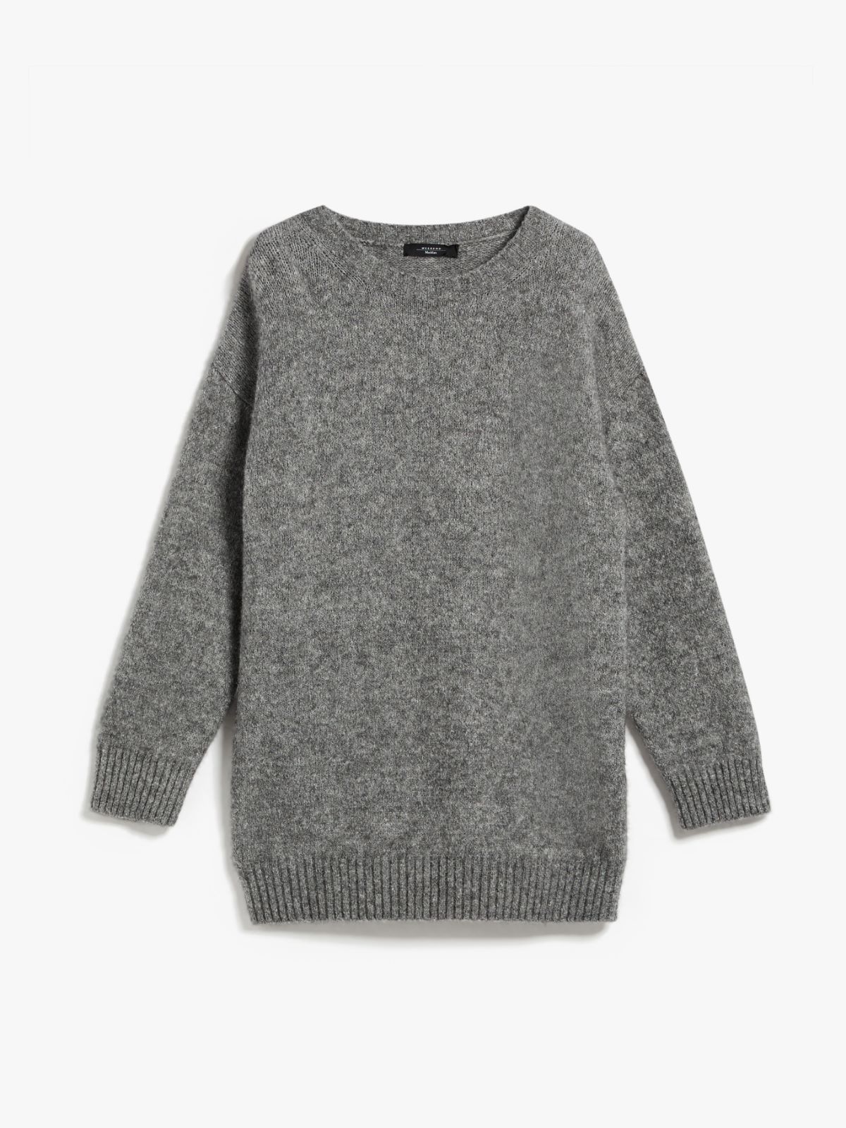 Soft pullover in alpaca and cotton - MEDIUM GREY - Weekend Max Mara - 6