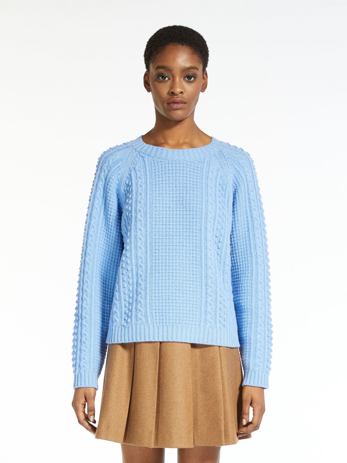 Wool yarn sweater - LIGHT BLUE - Weekend Max Mara - 2