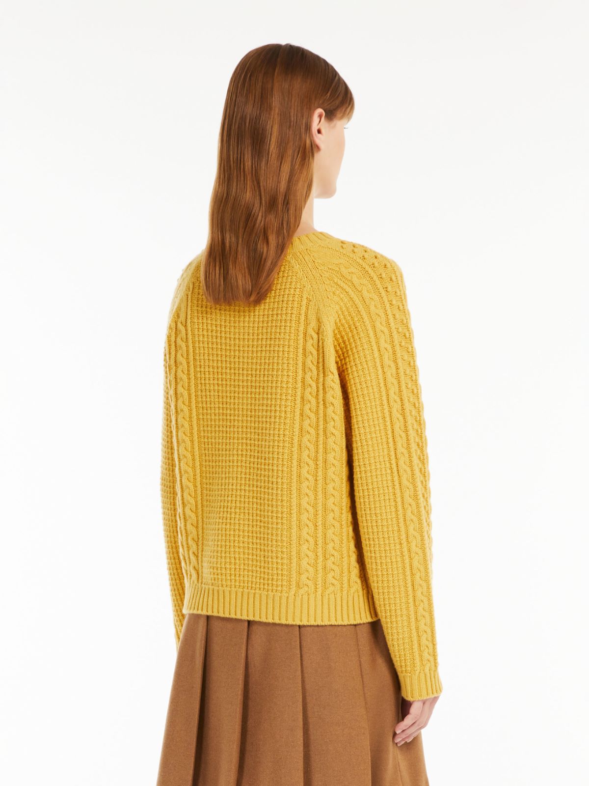 Wool yarn sweater - YELLOW - Weekend Max Mara - 3