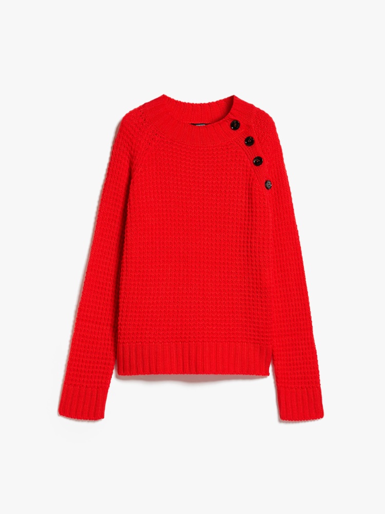 Wool yarn sweater - RED - Weekend Max Mara - 2