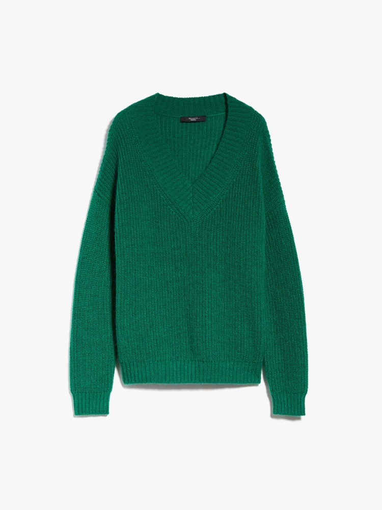 Mohair yarn sweater - EMERALD - Weekend Max Mara