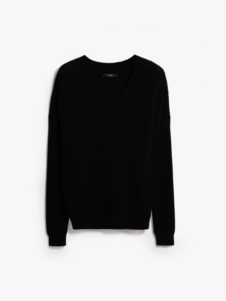 Mohair yarn sweater - BLACK - Weekend Max Mara