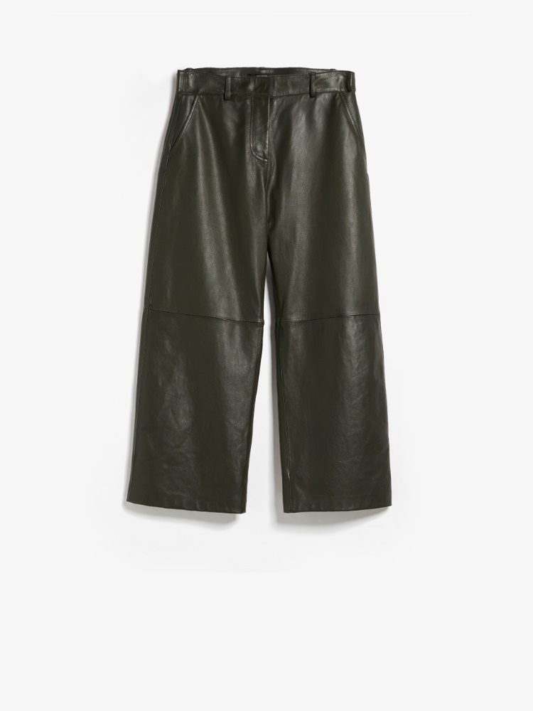 Soft leather trousers -  - Weekend Max Mara