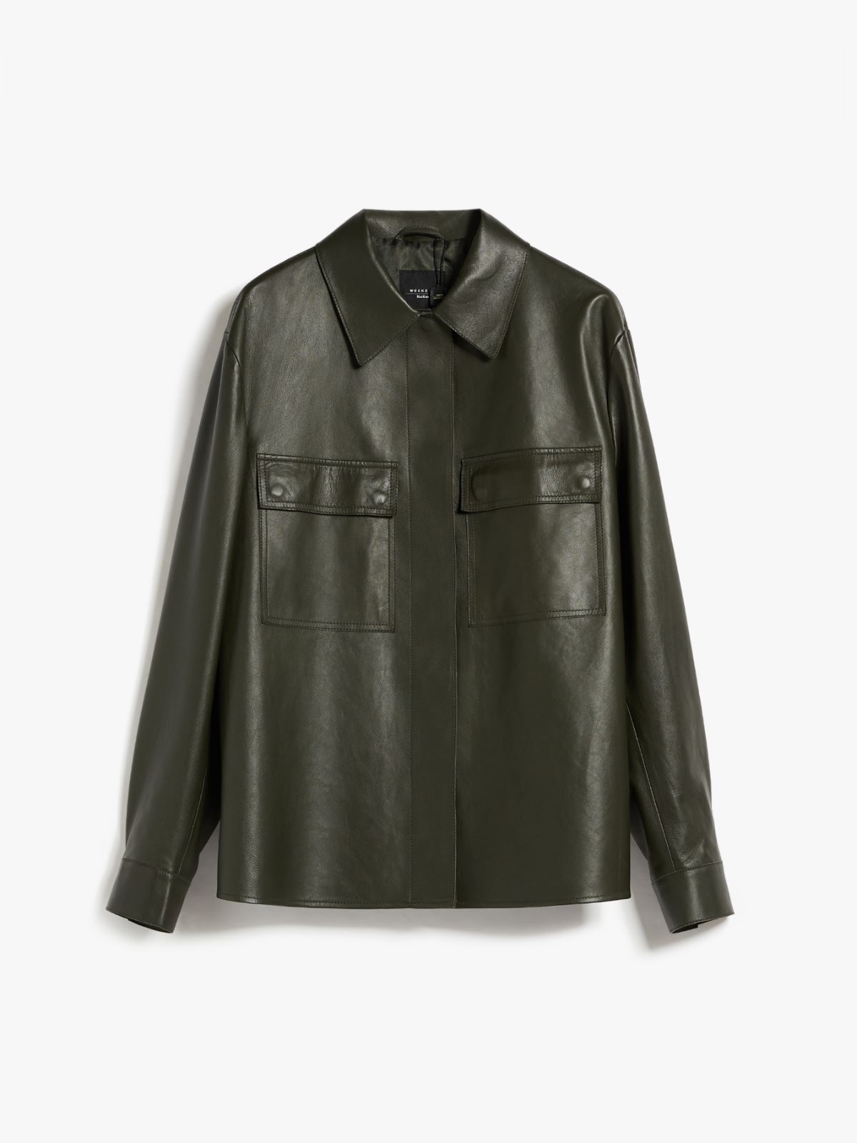 Leather jacket - KAKI - Weekend Max Mara - 6