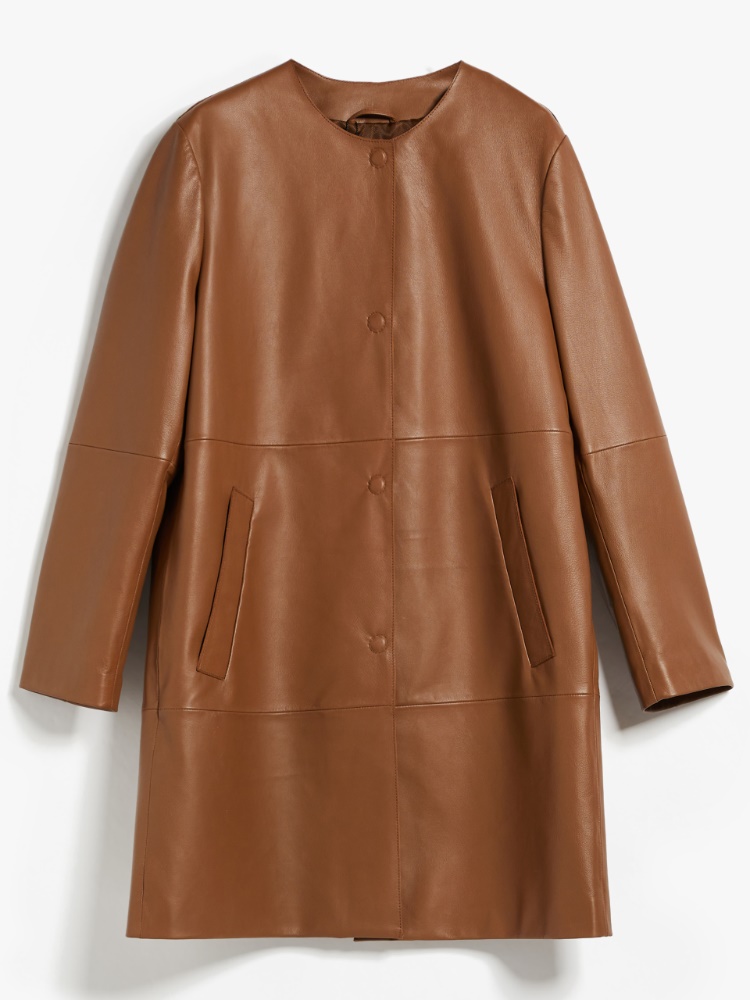 Leather duster coat -  - Weekend Max Mara - 2