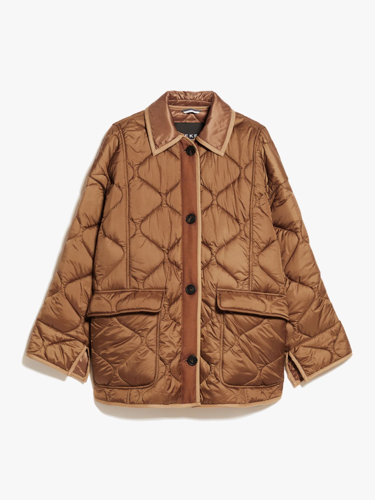 Water-repellent fabric quilted jacket - CARAMEL - Weekend Max Mara - 6