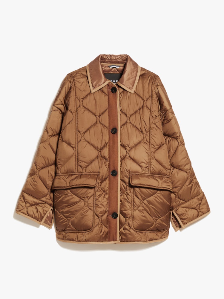 Water-repellent fabric quilted jacket - CARAMEL - Weekend Max Mara - 2