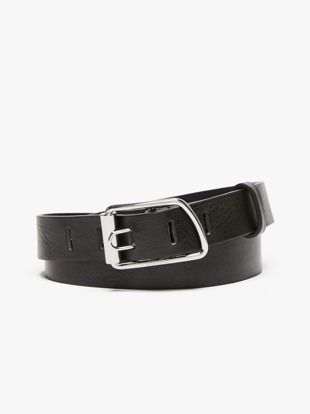 Leather belt - BLACK - Weekend Max Mara
