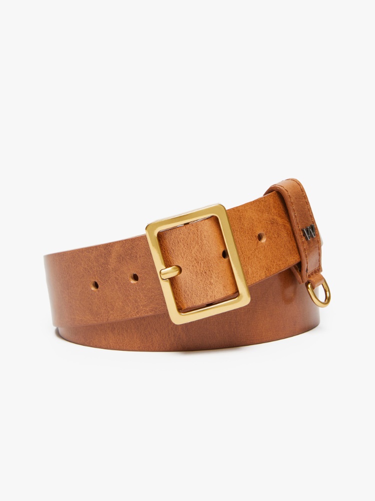 Leather belt - TOBACCO - Weekend Max Mara