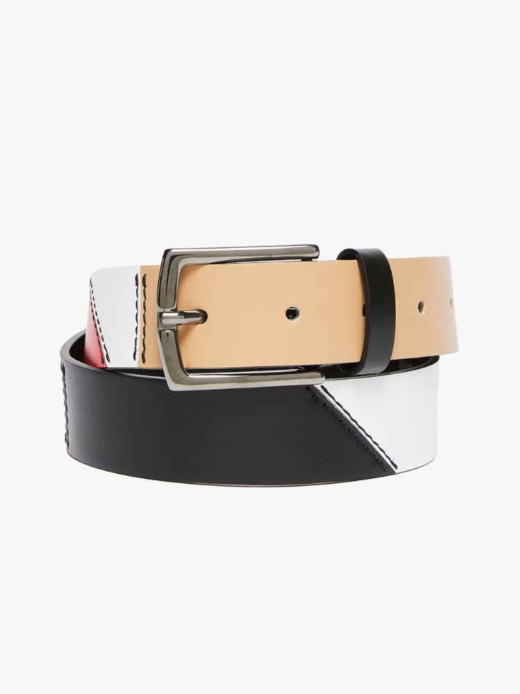 Multicoloured leather belt - MULTICOLOUR - Weekend Max Mara