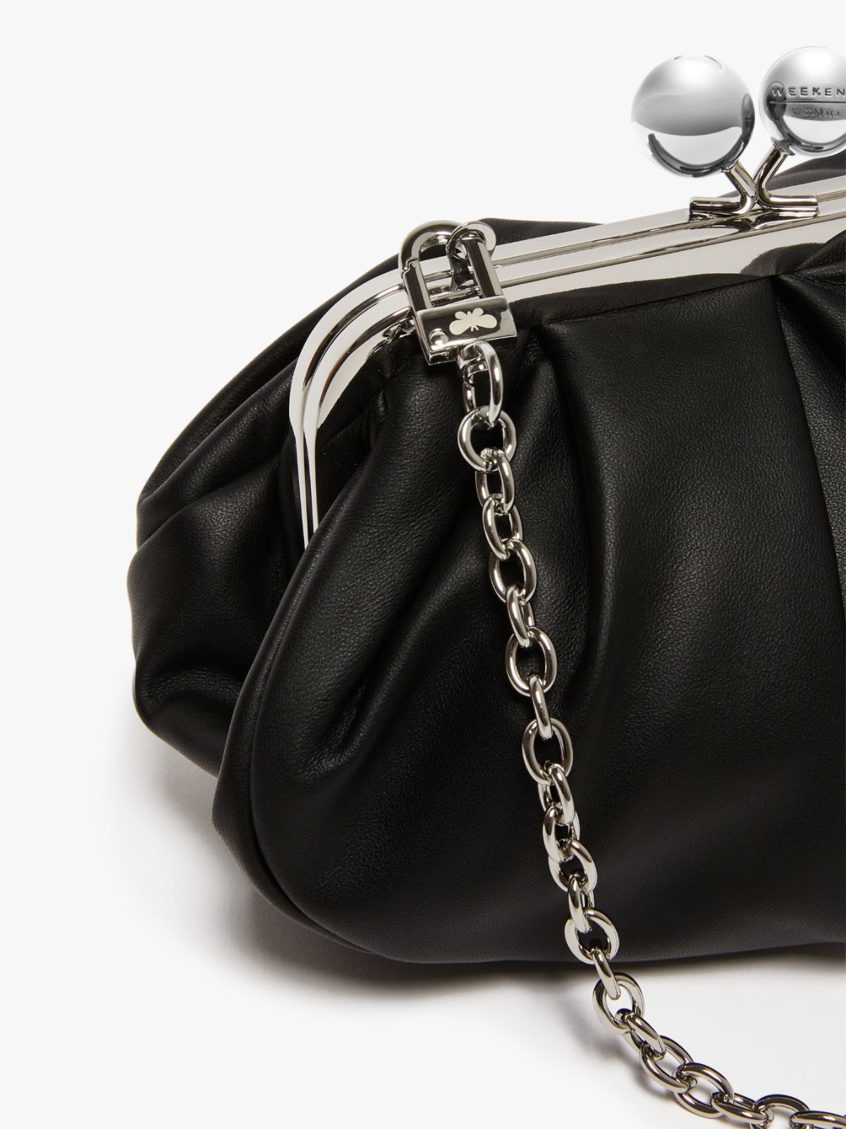 Small Pasticcino Bag in nappa leather - BLACK - Weekend Max Mara - 4