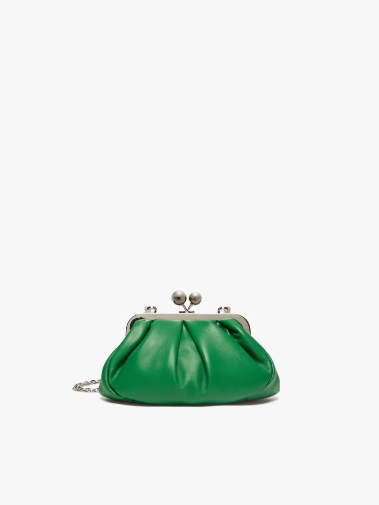 Small Pasticcino Bag in nappa leather - GREEN - Weekend Max Mara