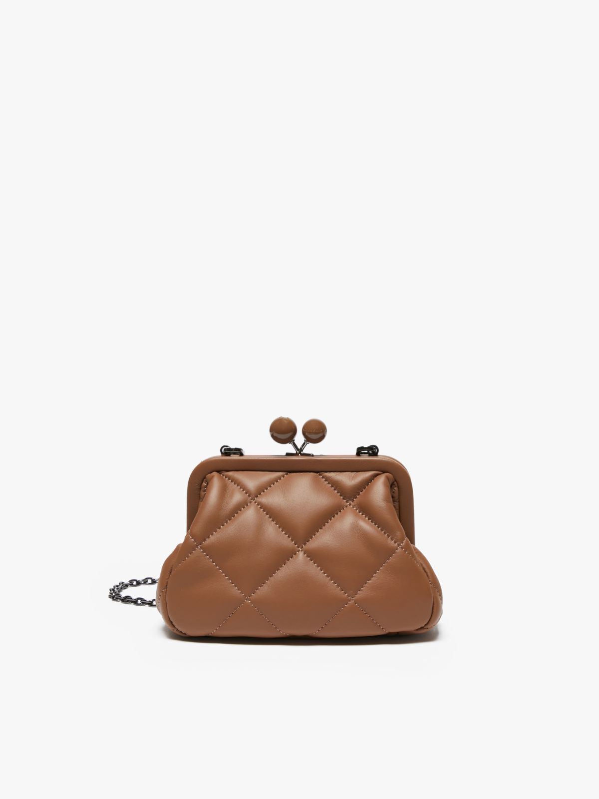 Small Pasticcino Bag in nappa leather - BROWN - Weekend Max Mara