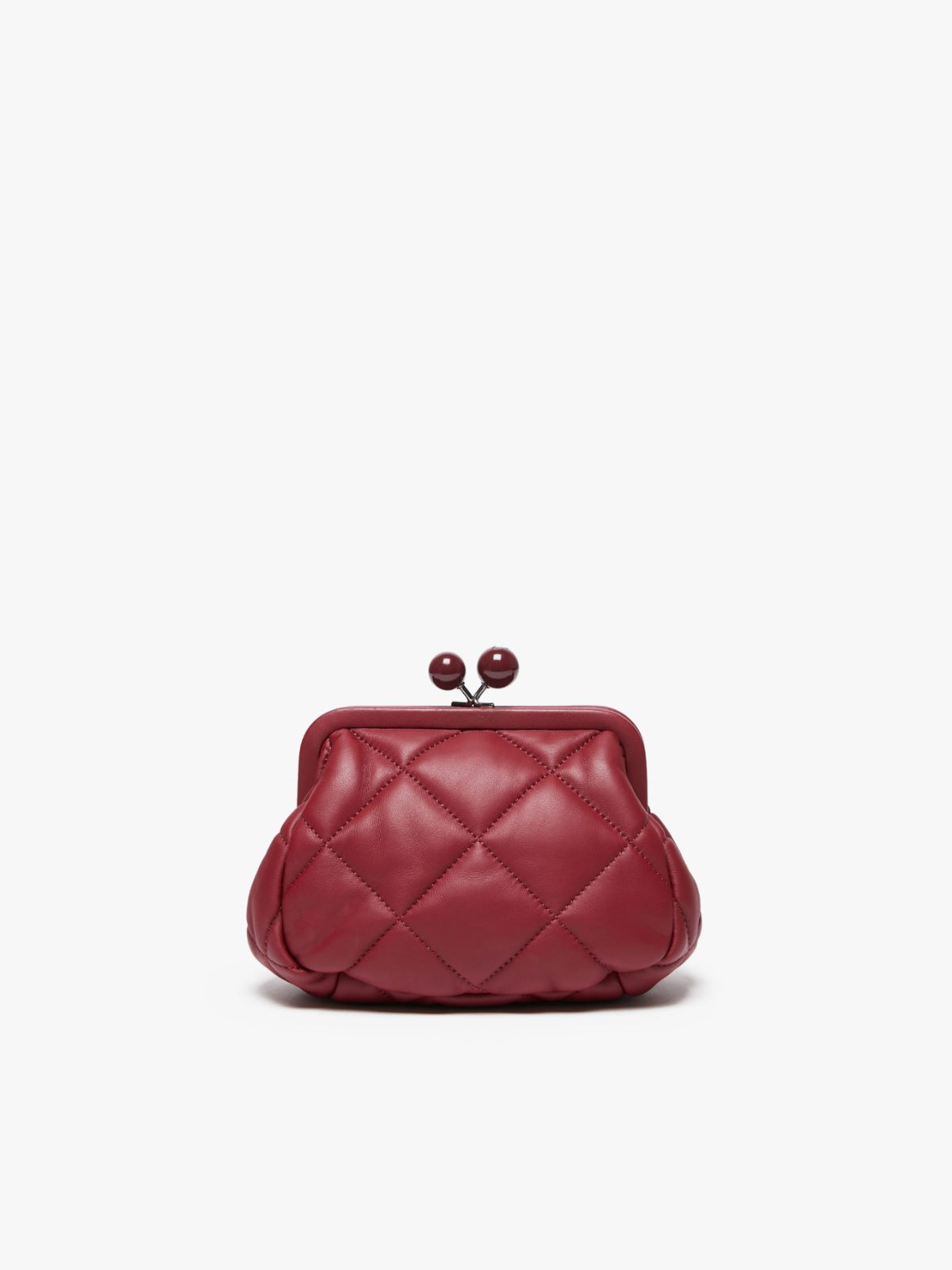 Small Pasticcino Bag in nappa leather - BORDEAUX - Weekend Max Mara - 3
