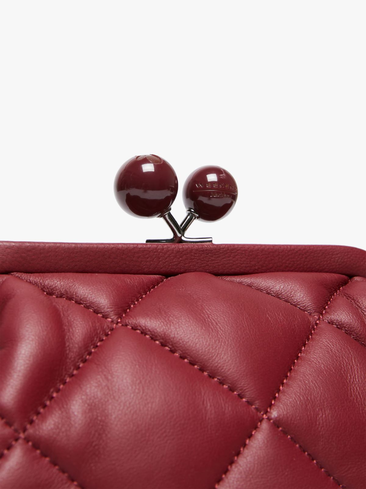 Small Pasticcino Bag in nappa leather - BORDEAUX - Weekend Max Mara - 5