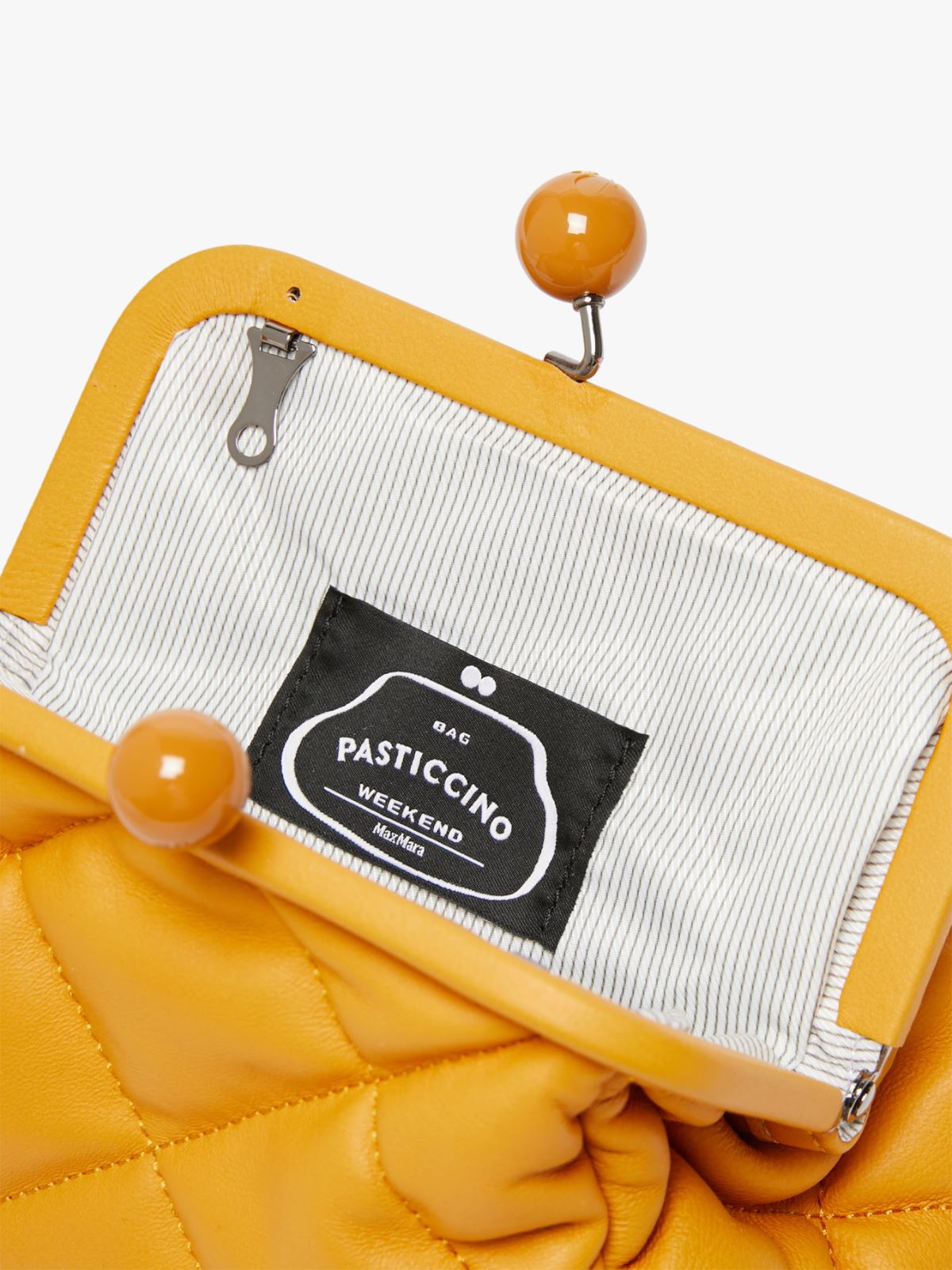 Small Pasticcino Bag in nappa leather - GOLD - Weekend Max Mara - 6