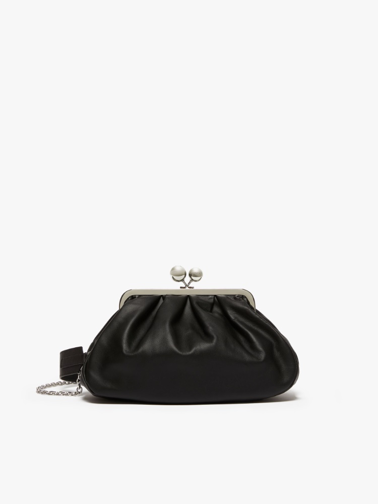 Medium Pasticcino Bag in nappa leather - BLACK - Weekend Max Mara