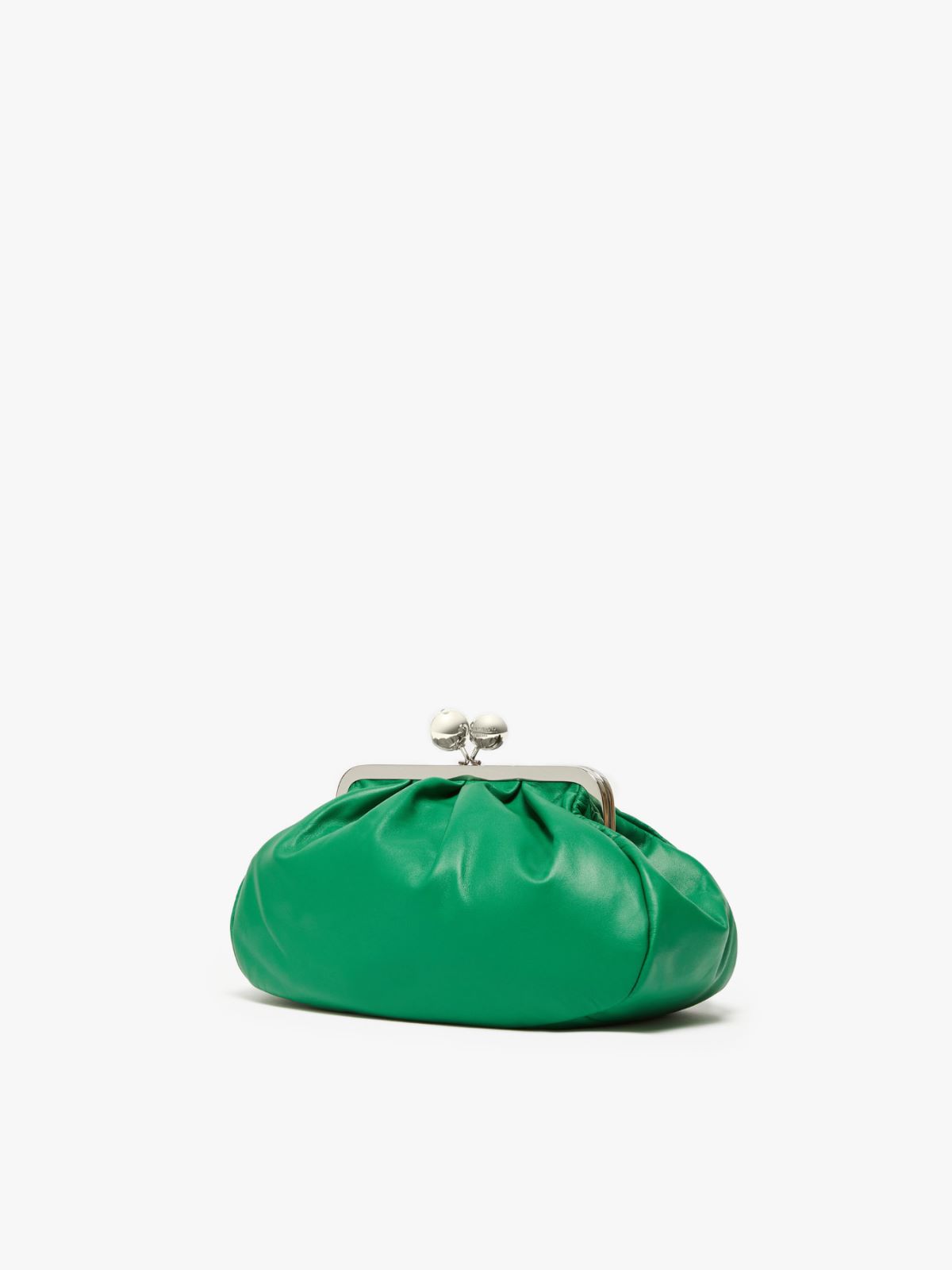 Medium Pasticcino Bag in nappa leather, green | Weekend Max Mara