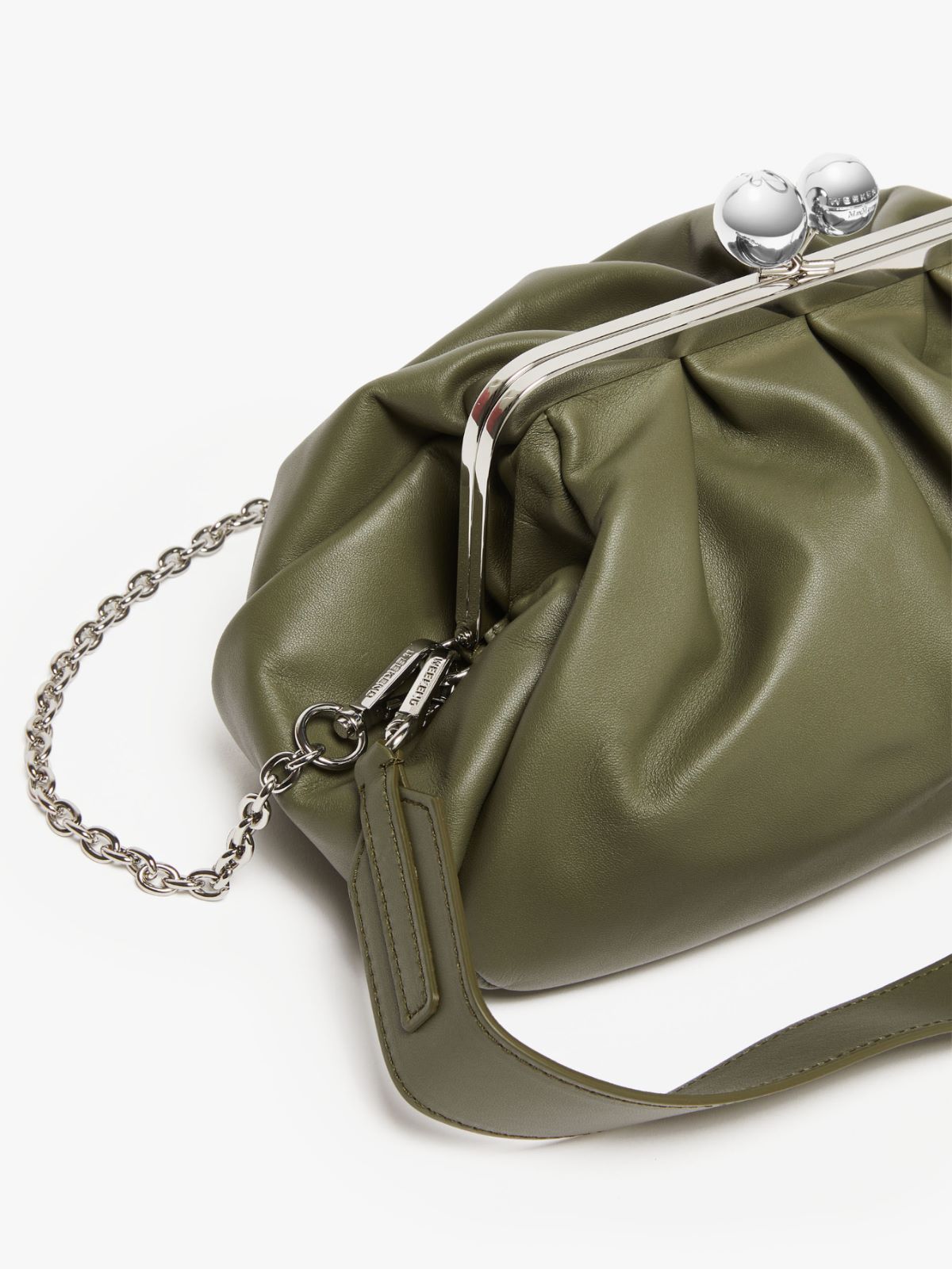 Medium Pasticcino Bag in nappa leather - KAKI - Weekend Max Mara - 4