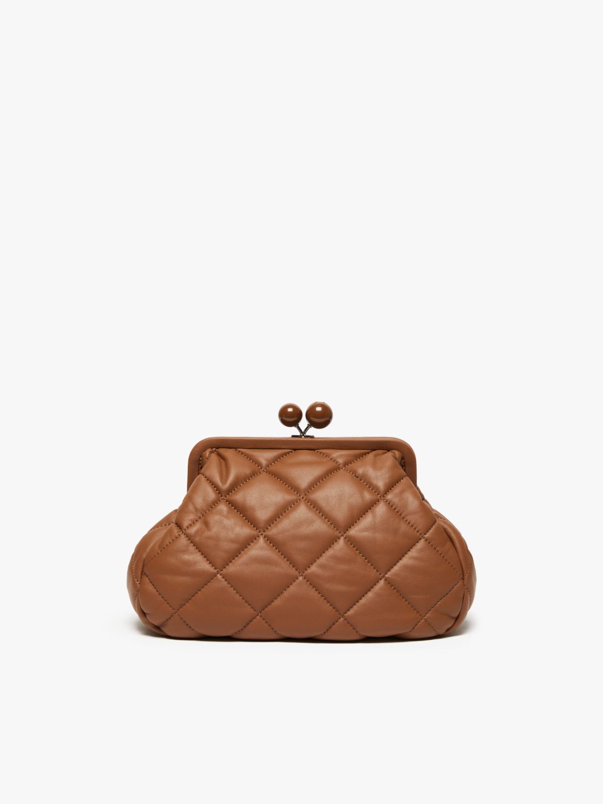 Medium Pasticcino Bag in nappa leather - BROWN - Weekend Max Mara - 3