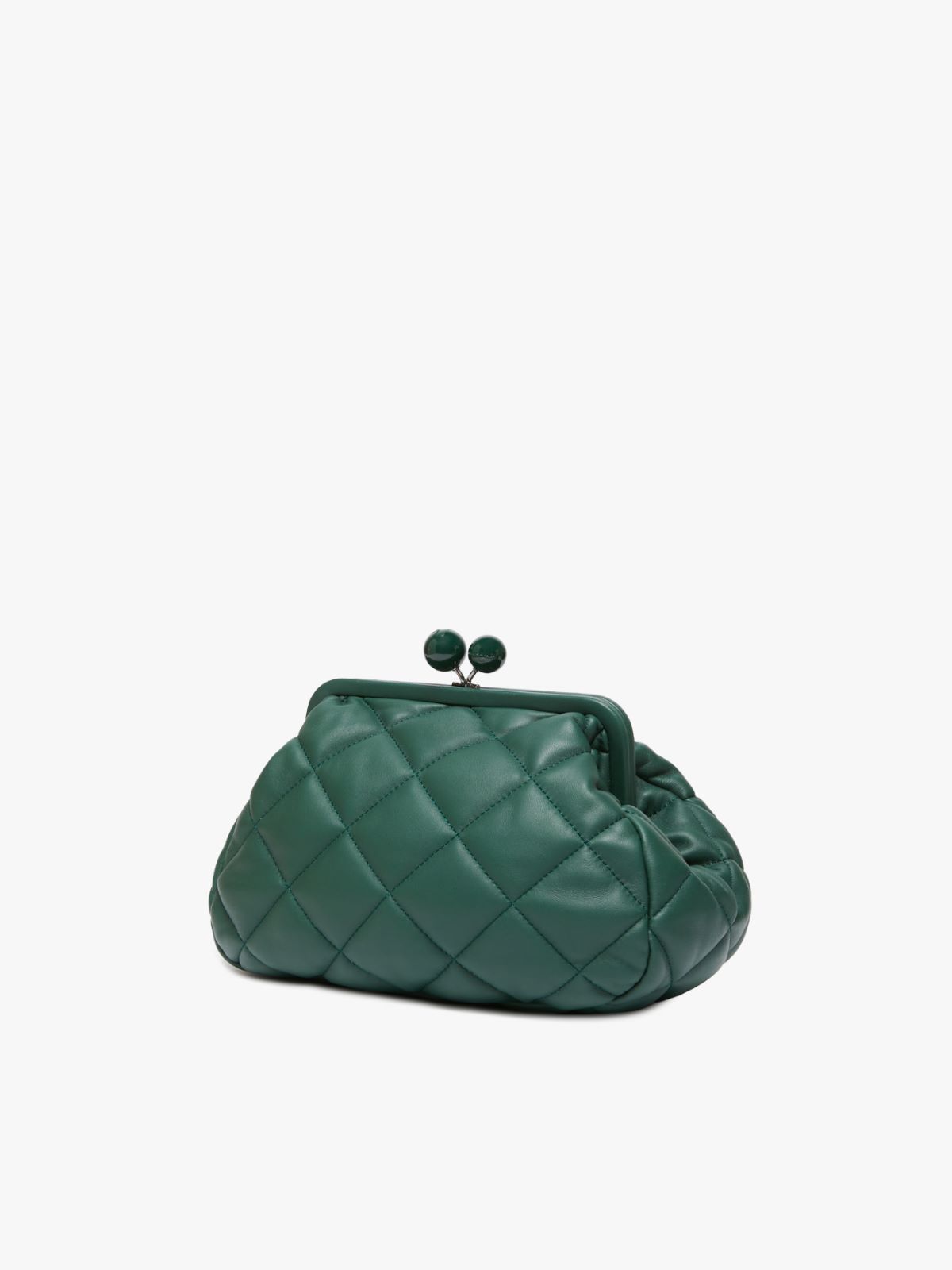 Medium Pasticcino Bag in nappa leather - DARK GREEN - Weekend Max Mara - 2